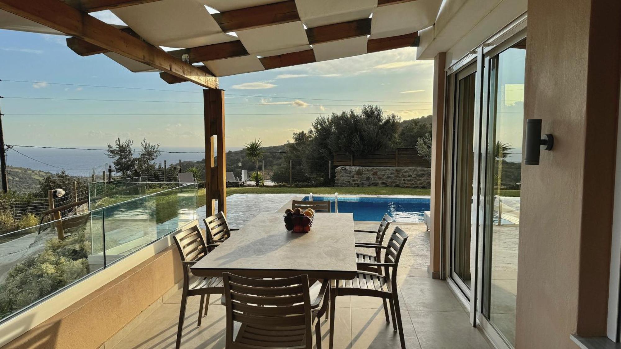 Villa Michael Triopetra Private Villa, Private Swimming Pool, Garden, Panoramic Sunset Exterior photo