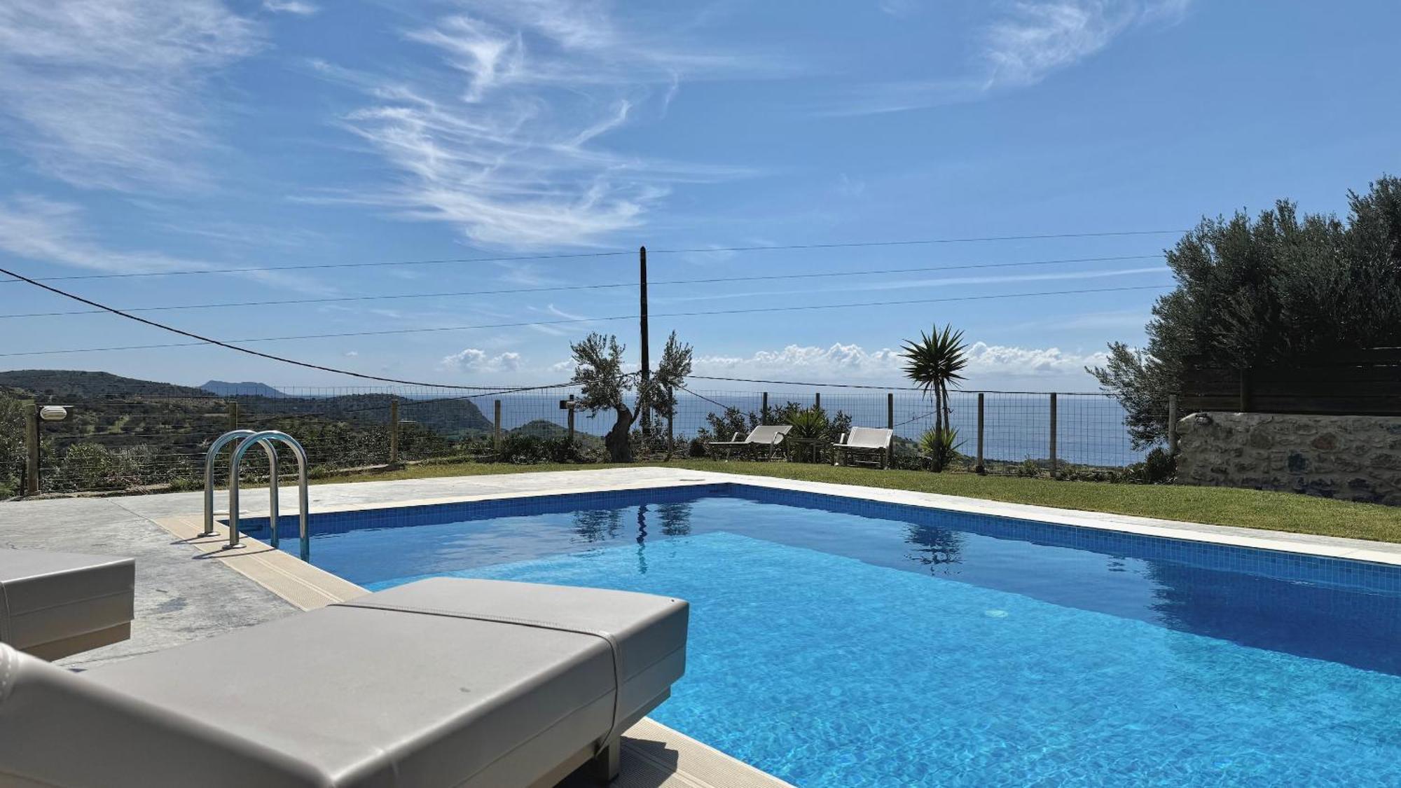 Villa Michael Triopetra Private Villa, Private Swimming Pool, Garden, Panoramic Sunset Exterior photo