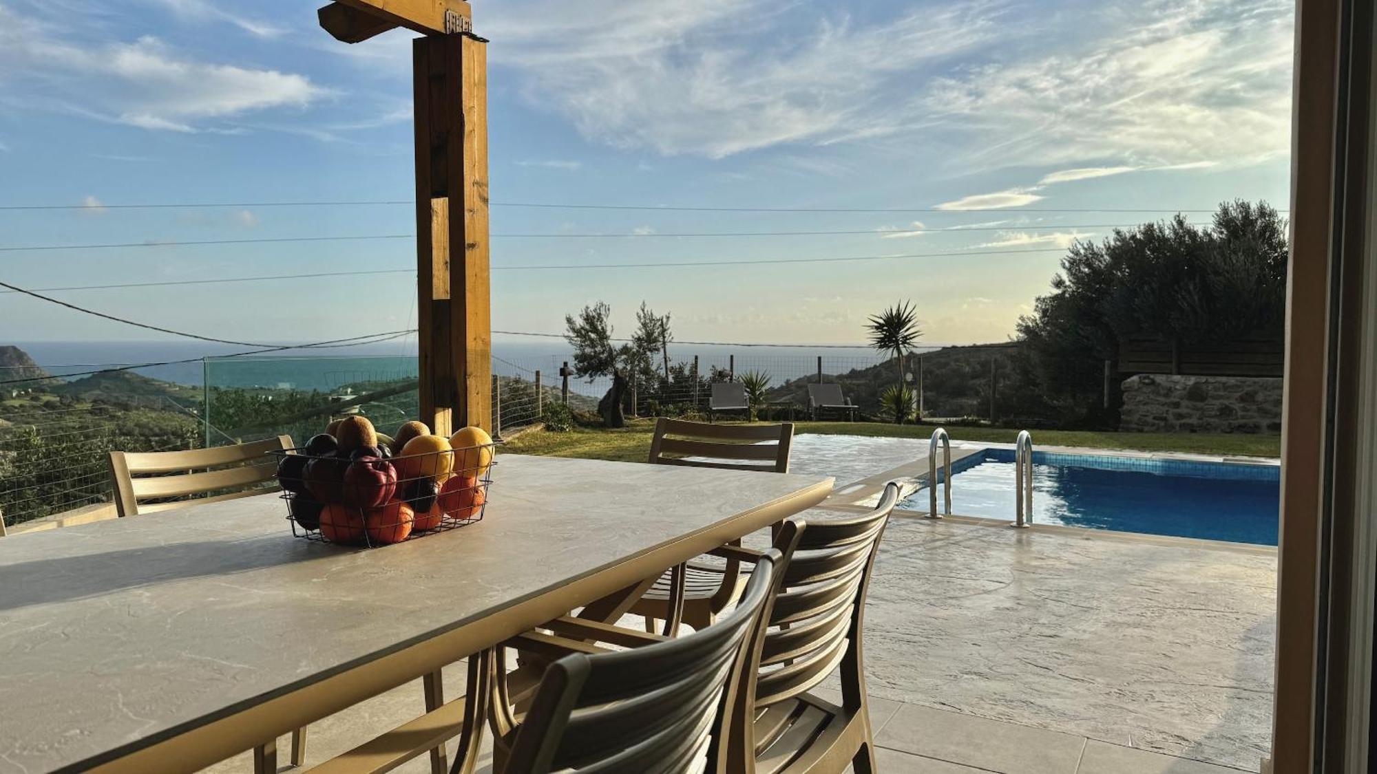 Villa Michael Triopetra Private Villa, Private Swimming Pool, Garden, Panoramic Sunset Exterior photo